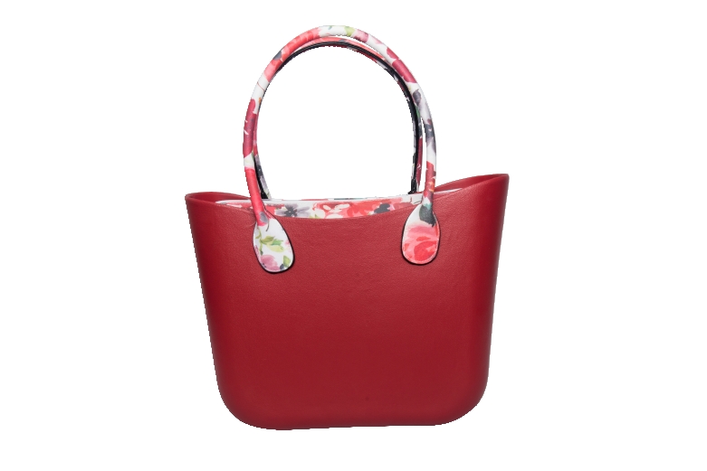 जिपर के साथ लाल बड़े ग्रीष्मकालीन बीच जेली हैंडबैग Red Large Summer Beach Jelly Handbags With Zipper