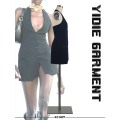 Frauen lässig Rückenfreie ärmellose Cami Bodycon Kleid