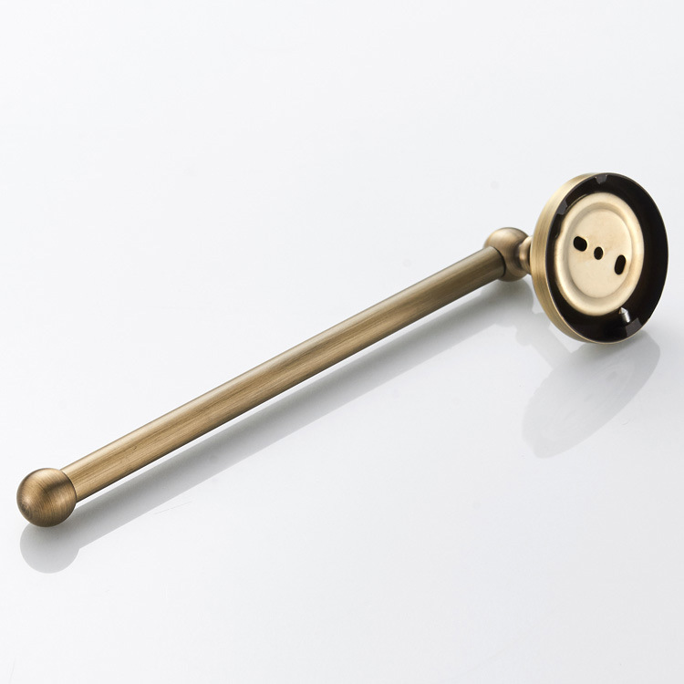 골동품 구리 타월 바 싱글베이스 주방 및 욕실 철물 팬던트 복고 짧은 싱글 폴 랙