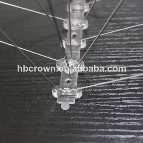 Polycarbonate Base Stainless Steel Bird Spikes Anti Bird Spike