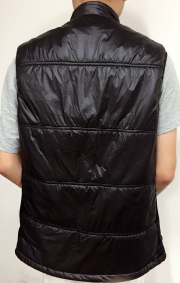 Down fur jacket vest waistcoat