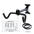 Mountain bike wall display rack retractable parking support repair table double hook accessories