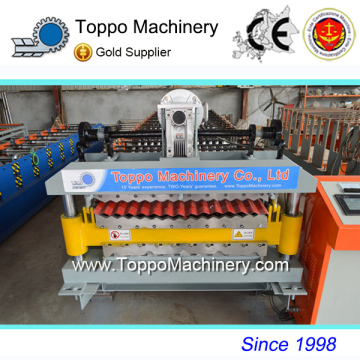 Professional Double Layer Aluminium Corrugating Machine for Steel Building