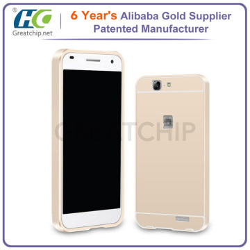 Showkoo aluminum metal bumper pc bumper case for Huawei G7 case