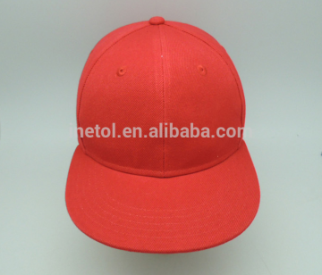 2017 Hiqh quality custom flat brim plain blank ny snapback cap