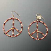 Special round drop earring attractive 110-Q