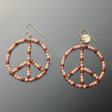 Special round drop earring attractive 110-Q