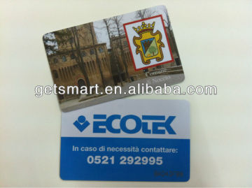 Getsmart ISO14443A Contactless PVC Smart RFID Ticketing Card