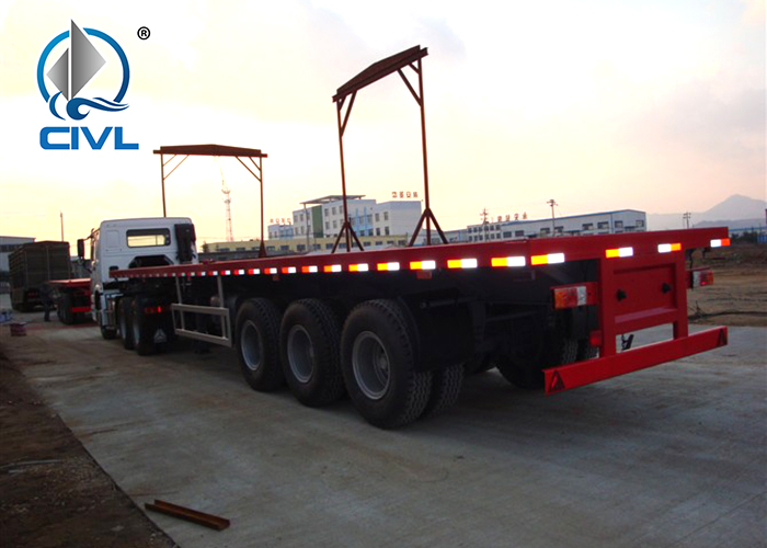 3 Axle Flatbed Semi Trailer 4 3 Axle Flatbed Semi Trailer 4