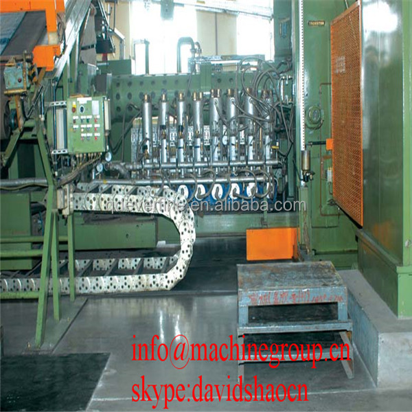 wide width rubber sheet extrusion and calendering line/wide width rubber sheet extruder machine