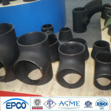 ASTM standard seamless bw pipe fitting straight tee