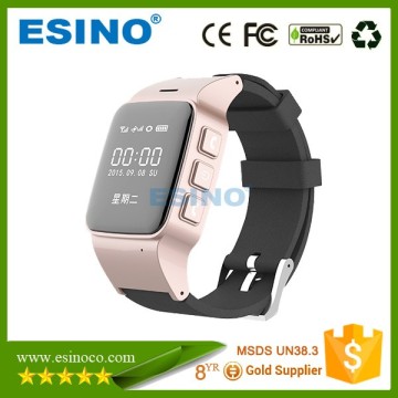 Esino Emergency SOS Geo-fence Smart Watch Alarm Clock Reminders Wrist Watch Personal GPS GPS Alzheimers Watch Pedometer