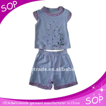 Girls boutique matching clothing summer girl clothes sets