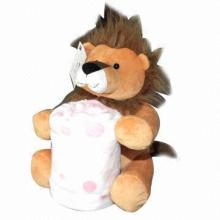 100% Polyester Plush Toy, Customized Designs, Brands and Logos Accepted