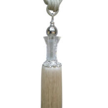 Magnetic curtain accessory crystal tieback tassel fringe