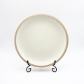 Χονδρικό Δευτέρα Κεραμική πορσελάνη στρογγυλό σχήμα εστιατόριο Οικογένεια Stoneware Dessert Teller Dinner Bowl σετ