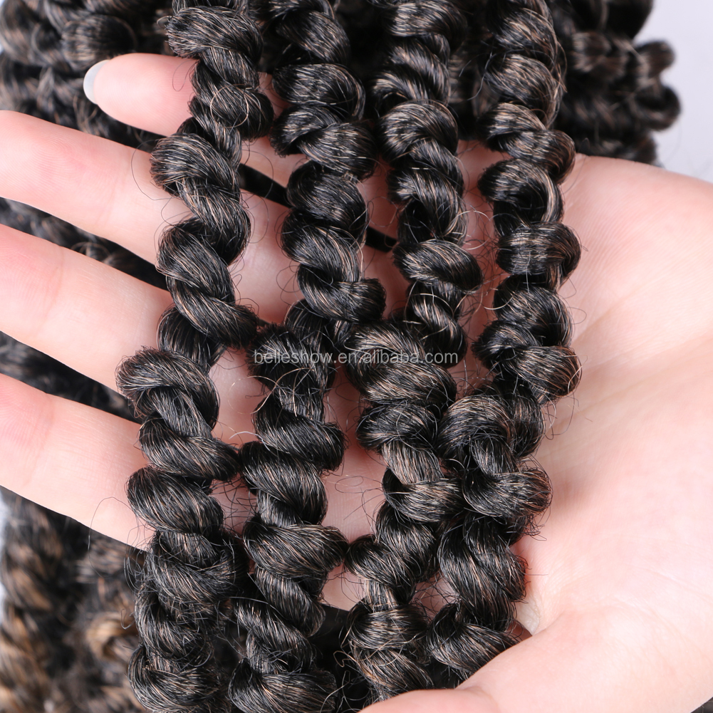 10inch 12 strands Bomb Twist freetress bohemian braid hair shiort pre passion twist