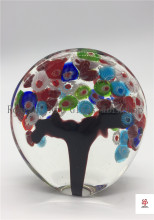 Colorful Tree Glass Paperweight