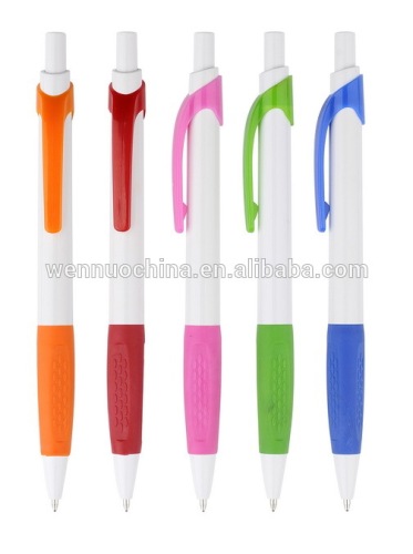 colored plastic ball pen,crystal promotaional pen