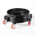 SGCB Pro 12'' Bucket Dolly Easy Push Rolling Bucket Dolly 5 roulettes pivotantes pour déplacer 360 degrés de rotation pour seaux de 5 gallons