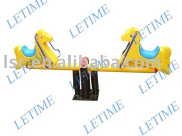 plastic spring children spring seesaw