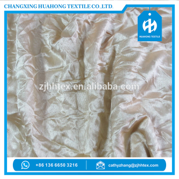 Crushed 100% polyester knitting turkish sheer curtain fabric for curtains and drapes