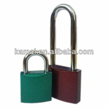 color painted iron padlock