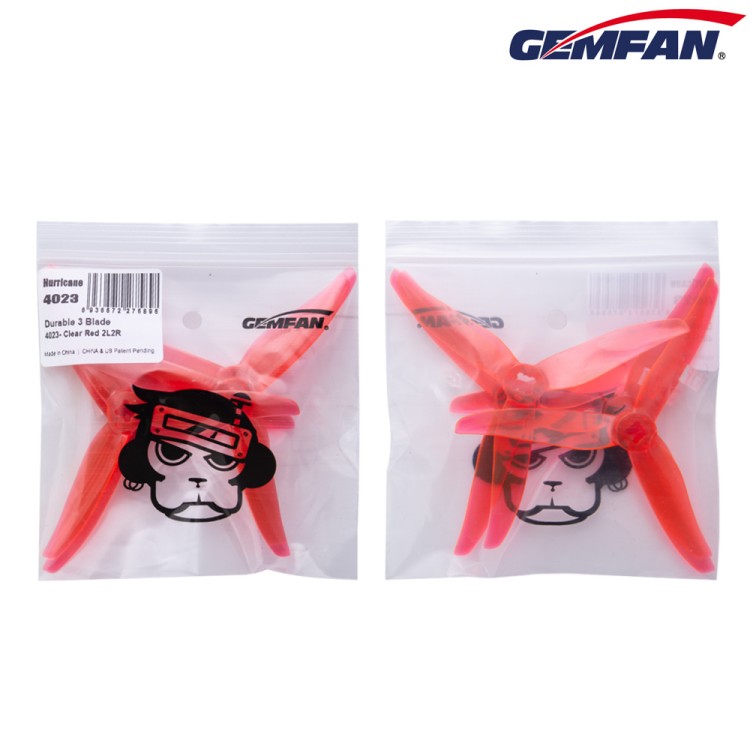 4023-3 Clear Red package 4023-3 Clear Red package