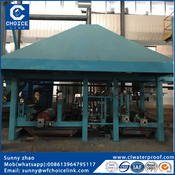 small sbs bitumen waterproof roll processing machine