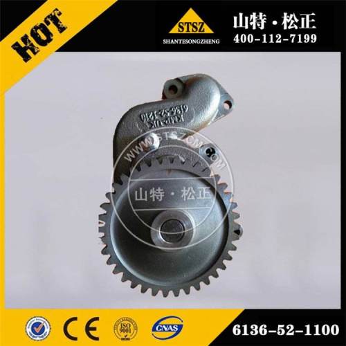 Pompa Minyak 6136-52-1100 Untuk Bagian Excavator S6D105-1