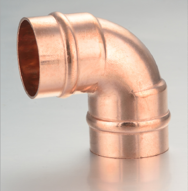 COPPER ELBOW SOLDER RING FITTING 90 GRAD