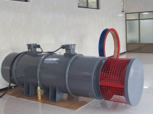 Flameproof-press in Counter Rotating Axial Flow Local Fan