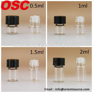 china manufacturer clear glass bottle 2ml dram vials