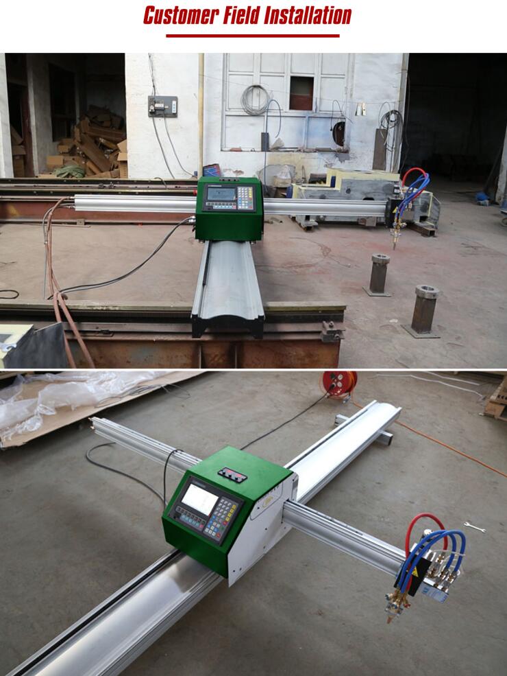 Portable type CNC plasma flame cutting machine 1530/1560 cantilever