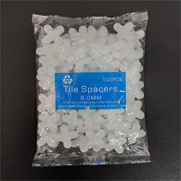 Plastic tile leveling device