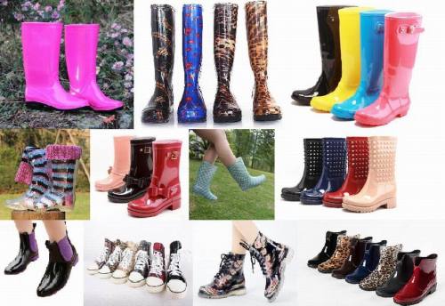 Popular Style Ladies Rain Boots, Vogue Women Rain Boot, Cheap Lady PVC Rain Boot, New Fashion Women Boots,Transparent rain boot