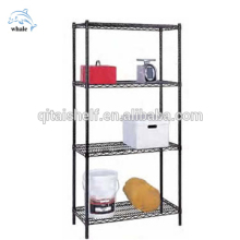NSF & ISO office black coated wire shelving