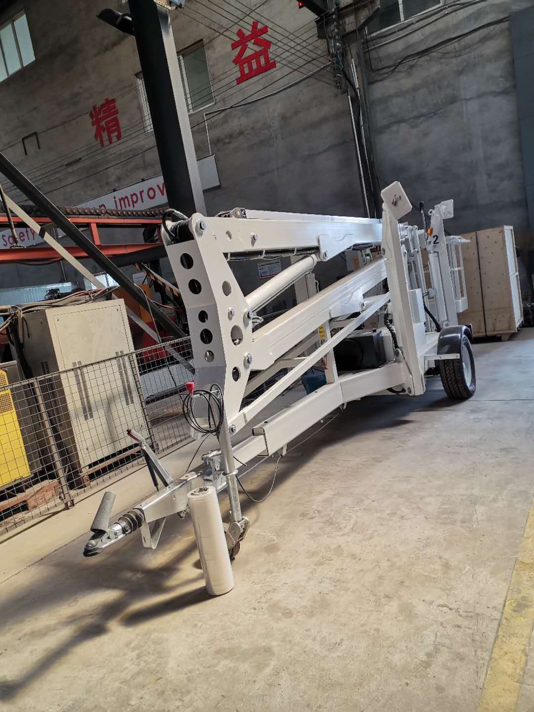 200kg trailer boom lifting iron frame electric table for trucks