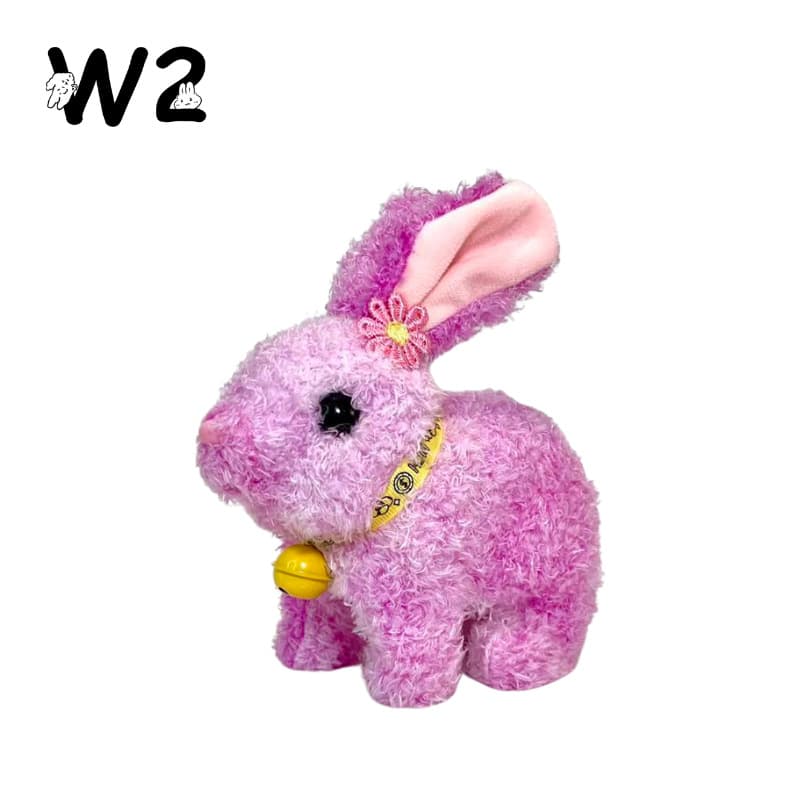 W2B07 Floral Bell Bunny Plush Toy W2B07 Floral Bell Bunny Plush Toy