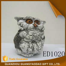 Resin craft owl shape deisgn sculpture wedding decoration table decoration