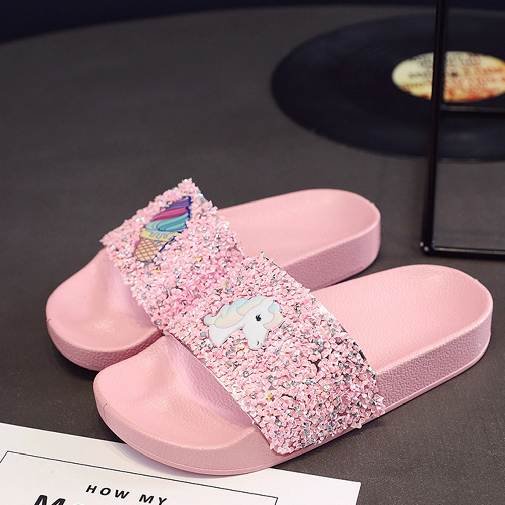 Fashion Outer Wear Kids Slides Slippers Non Slip Breathable PVC Kids Slippers