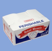 Plastic Corrugated Seafood Shipping Containers for Frozen Fish and Shrimp Logistics