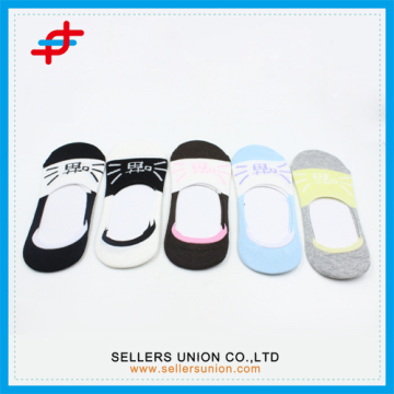 2016 Girls Cute Cotton Invisible Ankel Socks