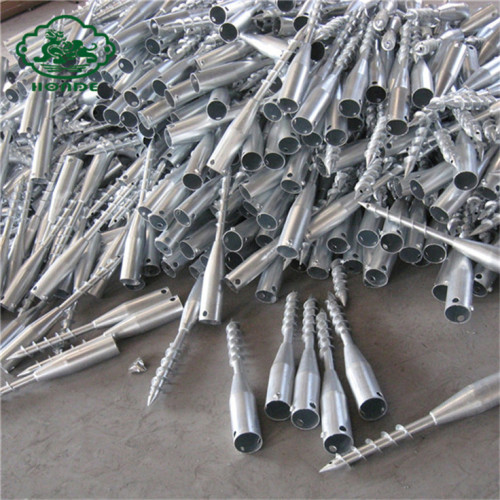 Galvanized Ground Screw Anchor For House Foundation