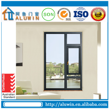 Double Glazed Australian Standard Aluminum Glass awning window