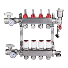 Stainless Steel Water Floor Heating Manifold with Flow Meter: Four Key Features