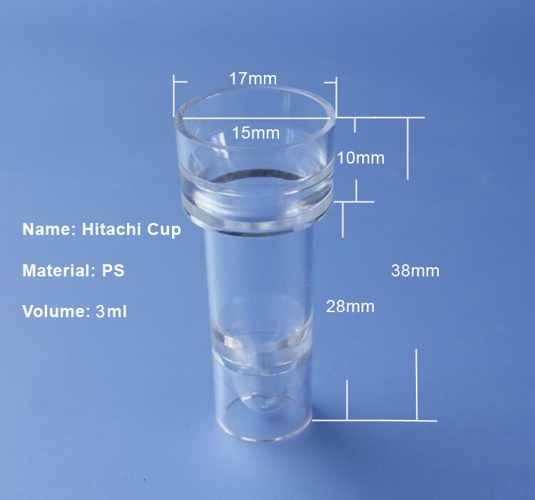 Sample Cuvette Cup 10X30mm match with TOA/SYSMEX CA7000/ CA1500 Coagulometer