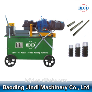 hot sale rebar threader construction used steel rebar thread rolling machine