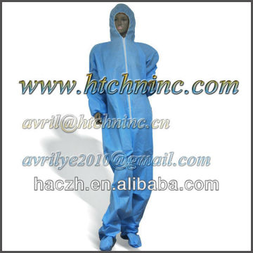 disposable coverall working coats blue