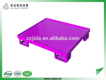 warehouse stacking medium duty steel pallet